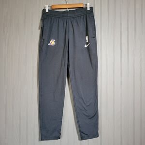 Nike NBA Los Angeles Lakers Team Issued Training Pants Dri-Fit Black Men's Small
